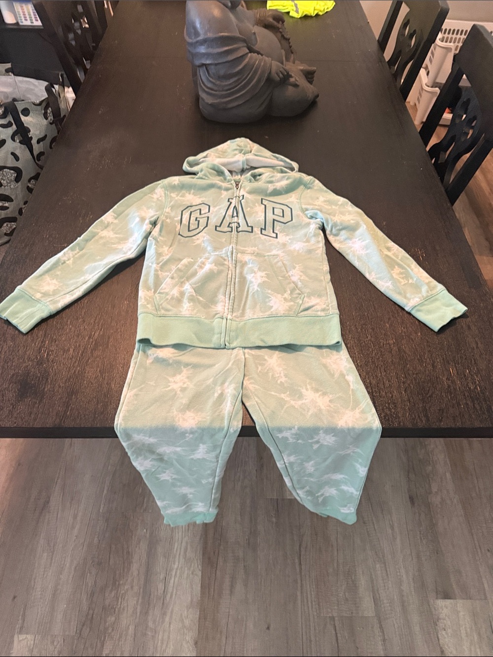 GAP Mint Tie-Dye Hoodie and Jogger Set